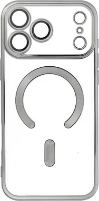Obrázek produktu pro Pouzdro na mobilní telefon Ochranné pouzdro Bumper s integrovaným magnetickým kroužkem a ochranou fotoaparátu kompatibilní s iPhone 17 Pro titanově šedé