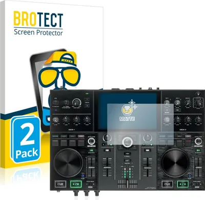 Produktbild von 2x BROTECT Schutzfolie für Denon DJ Prime Go Displayschutz Displayschutzfolie Folie Matt Entspiegelungsfolie