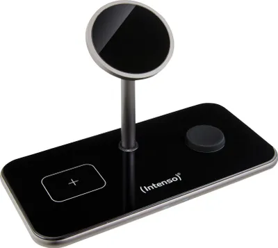 Produktbild von Intenso 3in1 Magnetic Wireless Charger MB13 schwarz