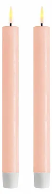 Produktbild von Deluxe Homeart LED Stabkerze mit Timerfunktion Hell Rosa
