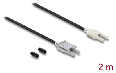 Obrázok produktu pre DeLOCK 91028, Čierna, Šedá, Viacmódové, 2 m, 1 kusov