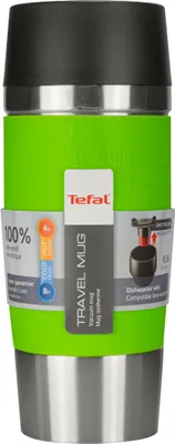 Obrázok produktu pre Tefal Travel Mug Cestovn Hrnek 036 L - Zelen/Nerez K3083114