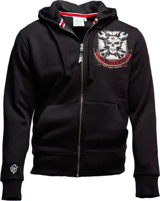 Produktbild von West Coast Choppers Mechanic Reißverschlusspullover Schwarz XL Mann Schwarz XL