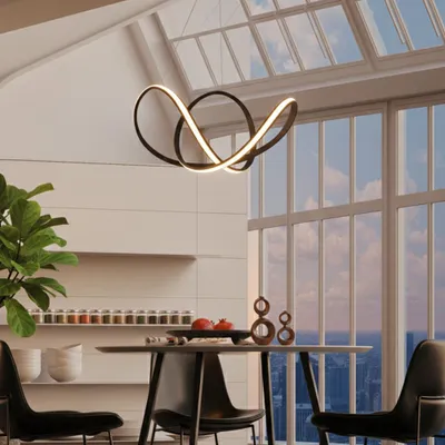 Productafbeelding van Design hanglamp Apus zwart Ø 70cm