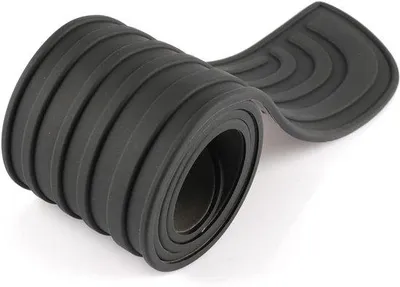 Immagine prodotto di Protezione per paraurti - nera - 104 cm x 9 cm - resistente ai graffi e antiscivolo - ideale per la maggior parte degli accessori per auto
