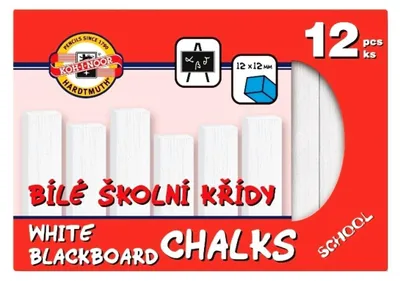 Produktbild von Schulkreiden weiß KOH (12 St.) - 111505