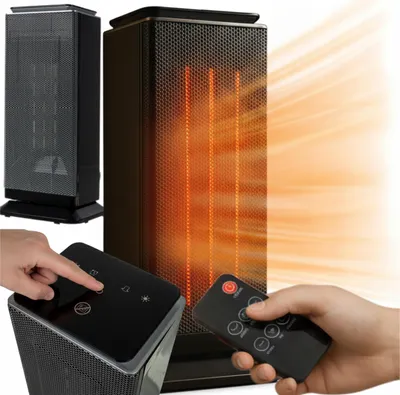 Zdjęcie produktu dla Termowentylator kolumnowy, cichy grzejnik elektryczny Farelka z nawiewem