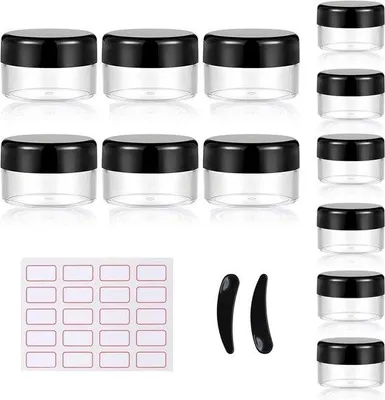 Produktbild von Kleinere transparente Cremepotjes 5-10ml