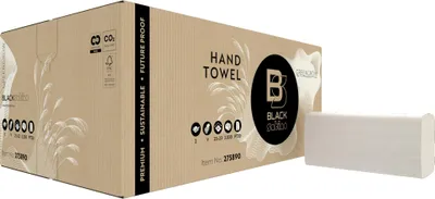 Produktbild von BlackSatino Papierhandtuch GreenGrow 275890 2lg 15x214Bl