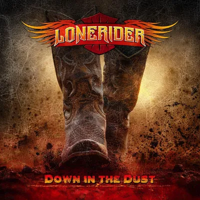 Produktbild von Lonerider: Down In The Dust (180g) (Limited Numbered Edition) (Yellow Flame & Sunset Vinyl) - Bertus Musikvertrieb  - (LP / D)