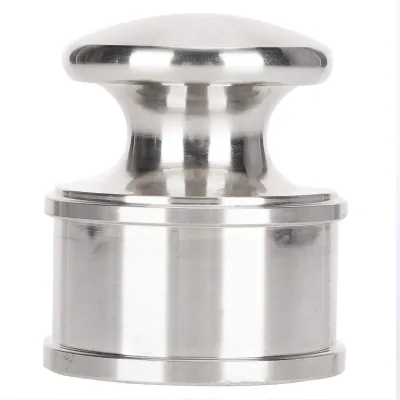 Productafbeelding van Leer Gereedschap - Handpers voor Leerbewerking - Leer Snijgereedschap - Antislip Bevestiging - Lichtgewicht en Compact - Afmetingen 6 x 6 x 7 cm - Leatherpress