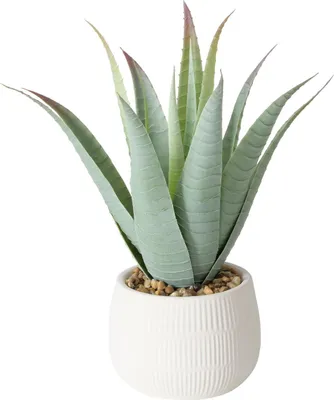 Obrázek produktu pro Umělá rostlina aloe v květináči MONDRAGO, 29 cm