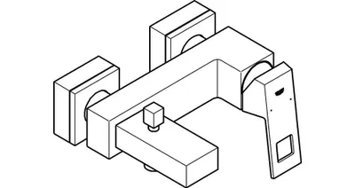Produktbild von GROHE Eurocube, Stahl
