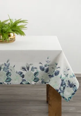 Produktbild von Festliche Tischdecke Tischdekoration POLA 140x300 cm weiß ZIE