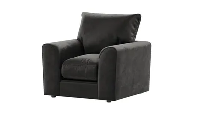 Produktbild von SLF24 - Sessel Dillon Velvet - schwarz - Kronos 7