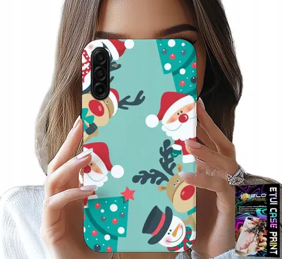 Image de Etui Do Samsung Galaxy A57 5G - Mikołaj, Renifer Bałwan Świąteczne Wzory