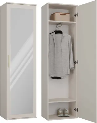 Produktbild von Garderobenschrank Uwe mit Spiegel in Kaschmir