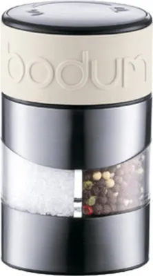 Produktbild von Bodum "Bodum TWIN Salz- und Pfeffermühle Gewürzmühle 12 cm weiss"