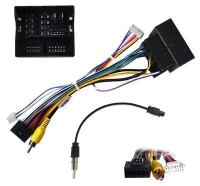 ISO-Adapter 52-polig für VW-Autoradio, 16-polig, mit Antenne