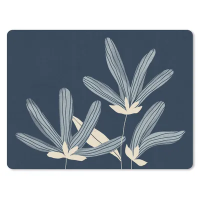 Produktbild von MuchoWow® Mauspad Mousepad Blumen - Blau - Pflanzen - Natur 23x19 cm - Mousepads - Maus Mat - Pad - Mausunterlage - Schreibtischunterlage - Mauspad
