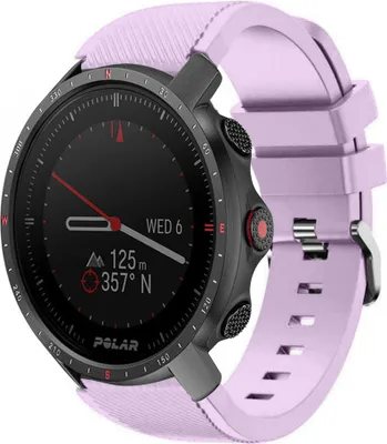 Produktbild von Strap-it Polar Grit X Pro Twill Silikonarmband (Lila)