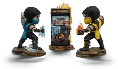 Produktbild von Iron Studios Mortal Kombat Mini Coscorpion Vssubzero Arcade-set Minifigur 15 Cm Mehrfarbig  Mehrfarbig One Size