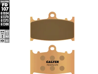 Immagine prodotto di Pastiglie freno Galfer FD107 - G1370
