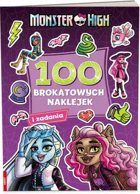 Obrázek produktu pro Monster High 100 brokatowych naklejek