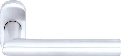 Produktbild von OGRO Drückerlochteil PREMIUM 8906/6621 - mit Rosette, Alu silber eloxiert