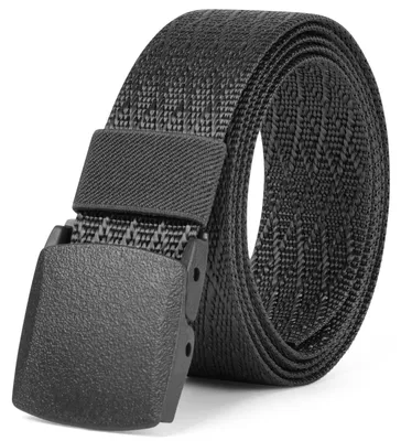 Imagen del producto de Cinturón de trabajo ajustable, fabricado en nylon, cinturón elegante para hombres y mujeres, ideal para uso diario y actividades al aire libre