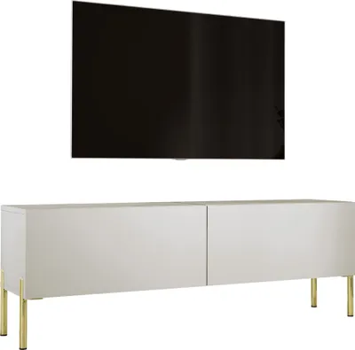 Produktbild von TV-SCHRANK : Kaschmir mit Beinen in Gold, 140 x 52 x 32 cm