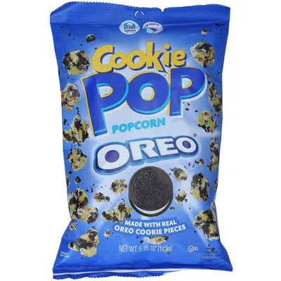 Produktbild von Cookie Pop Popcorn Oreo 149g  Popcorn welches nach Oreo Keksen schmeckt
