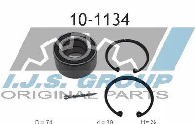 Produktbild von IJS GROUP Radlagersatz Vorne für OPEL Astra F CC (T92) 74mm 10-1134
