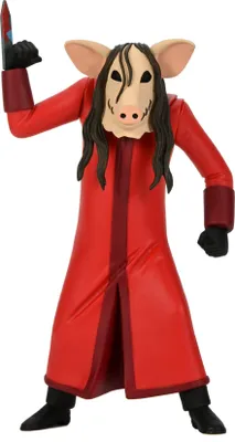 Image de Figurka Akcji NECA Toony Terrors: Morderca Jigsaw w czerwonym płaszczu 15 cm