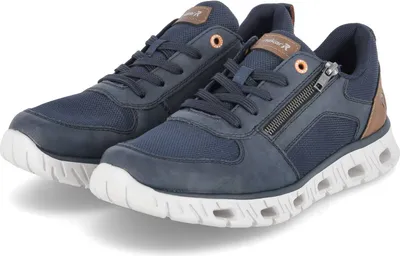 Obrázok produktu pre Rieker pánske nízke tenisky tmavomodré textilné syntetické veľkosť: 43