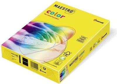 Produktbild von Mondi Maestro Color zitronengelb 80g/m² DIN-A4 - 500 Blatt ZG34