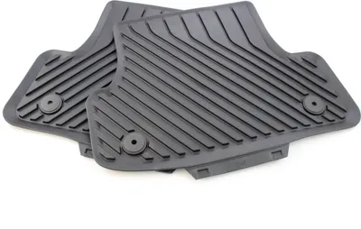 Produktbild von Original Audi A3 (8V) 3-Türer 2013-2020 Fußmatten Allwettermatten Gummimatten hinten mit Verclipsung