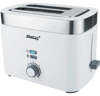 Produktbild von Steba TO 10 Toaster, Kunststoffgehäuse, Stoppfunktion, Auftaufunktion, Brötchenrost, Cool Wall