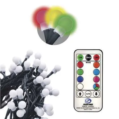 Obrázok produktu pre Emos ZY2163, Svetelný dekoračný pás, Čierna, Polyvinylchlorid (PVC), IP44, Pružné, 96 žiaroviek