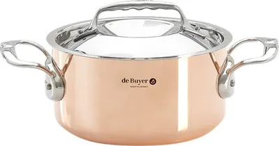 Produktbild von De Buyer Prima Matera Bratentopf Kupfer/Edels. 16 cm induktion