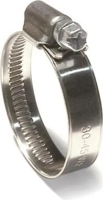 Produktbild von Edelstahl Schlauchschelle Schneckengewinde DIN 3017 W2 Spannbereich 80 - 100 mm