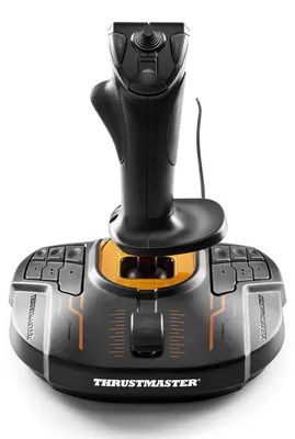Obrázek produktu pro Thrustmaster T.16000M FCS, Letový joystick, PC, Analogový/digitální, Kabel, USB, Černá, Oranžová