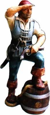 Produktbild von Any Room Exsclusive Design Pirate Figure Statue Sculpture Decoration New Modern