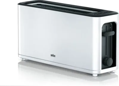 Immagine prodotto di Braun HT 3100 PurEase tostapane a fessura lunga bianco