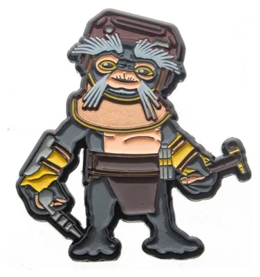 Immagine prodotto di Spilla a forma di Babu Frik, ispirata a Star Wars