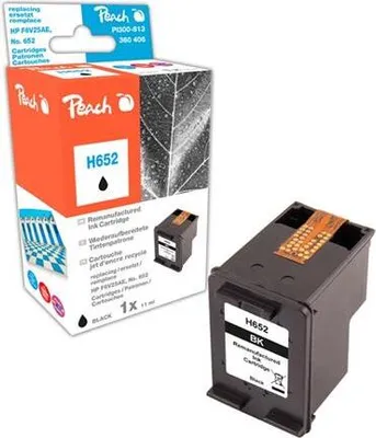 Zdjęcie produktu dla Peach 0F319931, Standardowa wydajność, Czarny, Tusz na bazie pigmentu, 11 ml, 1 szt., 455 stron(y)