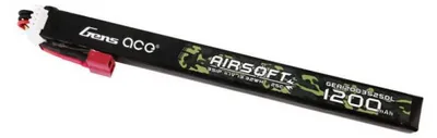 Produktbild von Gens Ace 25C 1200 mAh 3S1P 11,1 V Airsoft Gun Lipo Batterie mit T-Stecker Lange Größe