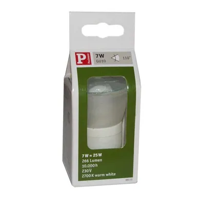 Produktbild von Paulmann Sparlampe 88251 GU10 R50 2700K Warmweiß Maxiflood 7W 110°