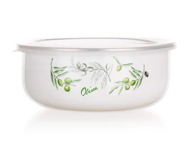 Zdjęcie produktu dla Zestaw emaliowanych misek OLIVES, 8 szt