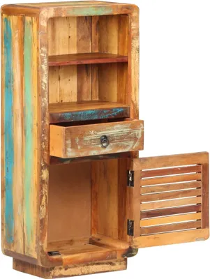 Produktbild von vidaXL Highboard 45x32x110 cm Altholz Massiv